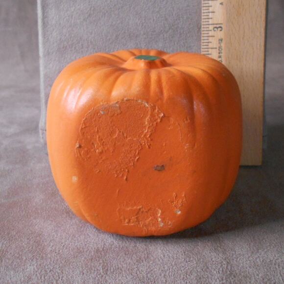Ceramic Pumpkin Candle Holder Small Halloween Thanksgiving Fall Decor - Picture 6 of 7